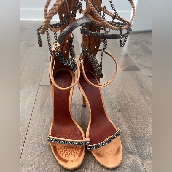Isabel Marant Rio Chain Strappy Sandals - size 37 - Picture 2 of 5